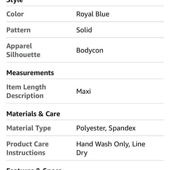 Chic Blue Maxi Dress with Flowing Silhouette - Picture 7 of 7